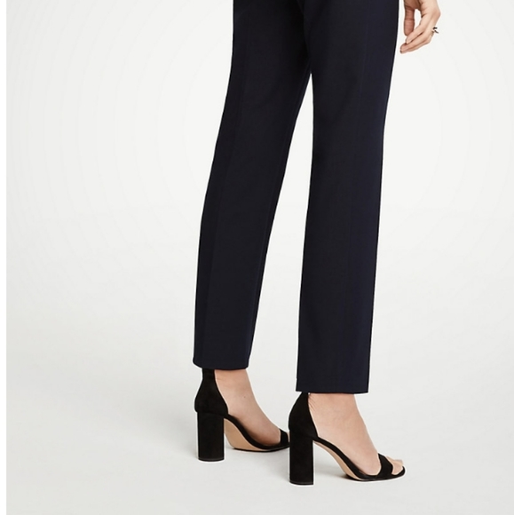 Black Ann Taylor Loft Ankle Trouser - Picture 4 of 9